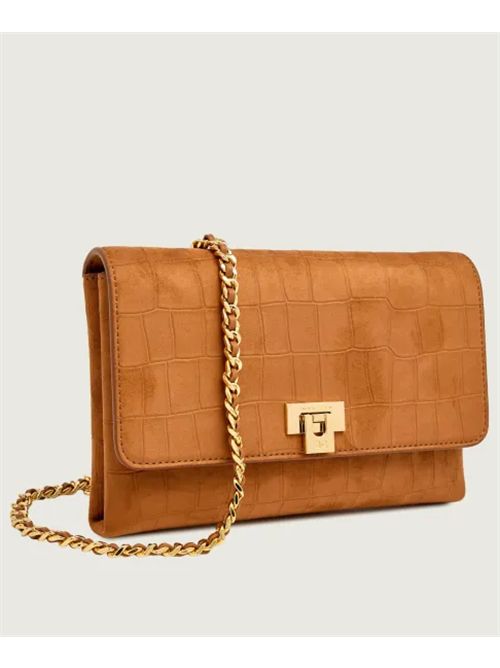 SUEDE BAG ELISABETTA FRANCHI | BS64A61E2600 cuoio